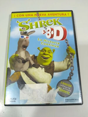 Shrek + 3D LA HISTORIA Continuous - DVD + Extras Spanish English - Am - Image 1 of 4