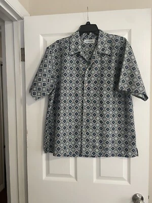 Camisa para hombre CANYON RIVER BLUES talla L estampado multicolor manga corta abotonada. Foto 1 de 4