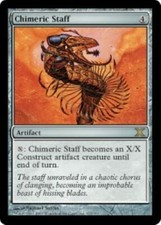 ^MTG Tenth 10th Edition - Chimeric Staff (x2) NM