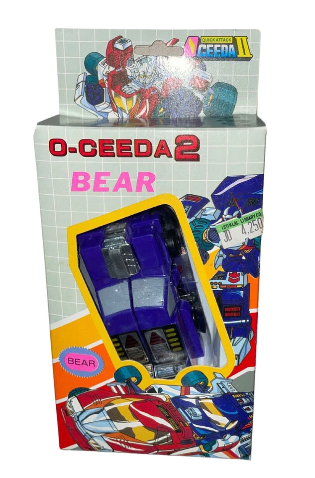 Vintage Rare Transformable Action Figure O-CEEDA 2 Quick Attack II BEAR 1980s - Image 1 of 4