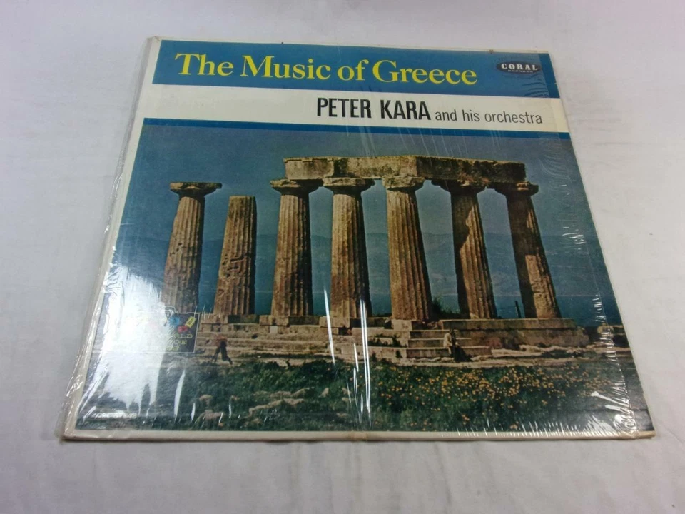 The Music Of Greece - Peter Kara & His Orchestra - Coral Records 57348  Mono - Image 1 of 1