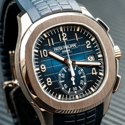 Patek Philippe Aquanaut 5968G-001 White Gold Blue Dial - FULL SET - Image 1 of 4