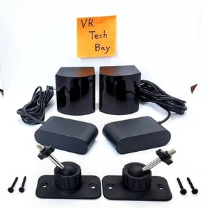 2 HTC Vive VR Base Station 2.0 Lighthouse & Power Adaptor & Mount (Pair) - Afbeelding 1 van 9