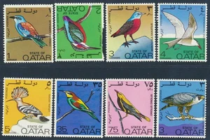Katar 1972 heimische Vögel, F/Superb MNH/** Set, Fauna, Falke, Eisvogel, Bienenfresser - Bild 1 von 1