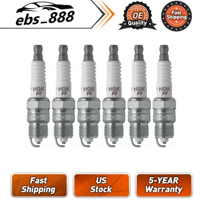 Bujía NGK 6 piezas para Chevrolet Astro 1985-1989 1990 1991 1992 1993 1994 1995 Foto 1 de 2