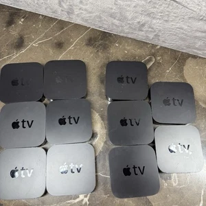 (Lot Of 11) Apple TV 3rd Generation Model A1469/A1427  W/6 PC's 6 Remotes TESTED - Picture 1 of 9
