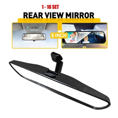 1-10X Espejo Retrovisor Plano Adhesivo Interior Alta Definición Espejo 8" Foto 1 de 4