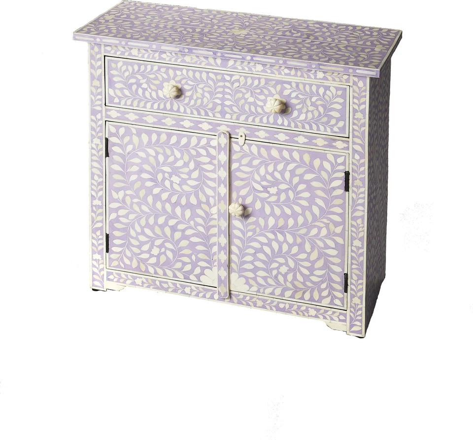 Lavender Bone Inlay Console Chest by Butler - Image 1 of 1