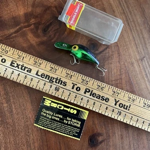 Vintage Storm Pre-Rapala Wiggle Wart Rattle Fishing Lure Original Box Paperwork - Picture 1 of 4