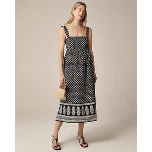J.Crew Squareneck midi dress in block print Size 20 NWT - Picture 1 of 10