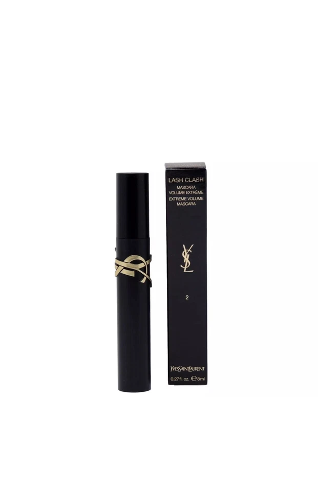 YSL YVES SAINT LAURENT LASH CLASH #02 BROWN 8ML EXTREME VOLUME MASCARA