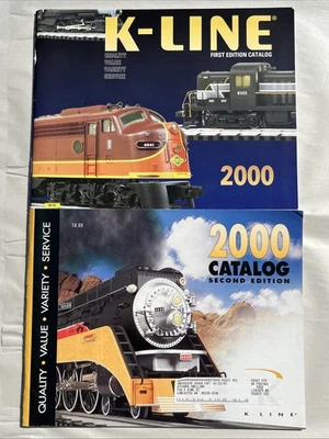 K-Line Model Train Railroad Catalogs 2000 First and Second Edition - Image 1 of 4