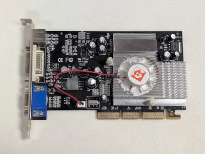 ATI Radeon 9550 256MB DDR 128-Bit VGA DVI TV OUTPUT AGP 8x/4x Video Card - Image 1 of 3