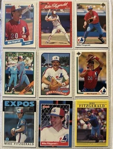 13 Mike Fitzgerald Baseballkarten - Bild 1 von 4