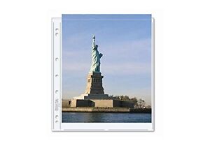 Print File 811-2P Archival Photo Pages, Fits Two 8.5 x 11 Prints, 25 Sheets 