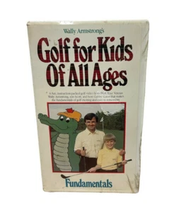 Vintage Wally Armstrong's Golf For Kids Of All Ages VHS Tape Brand New! NOS 1986 - Picture 1 of 3