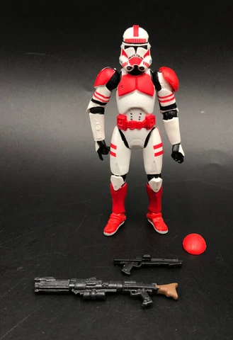 Star Wars Movie Heroes SHOCK TROOPER Hasbro 2012 Loose 3.75" Complete ROTS Cover