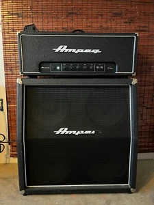 Ampeg V-50H Tube Guitar Amplifier Half Stack - Picture 1 of 14