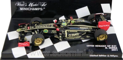 2011 Lotus R31 Renault #9 Bruno Senna [1:43 MINICHAMPS 410 110309] limited ed. - Immagine 1 di 2