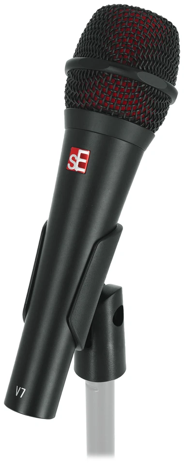 Se Electronics V7 Black All-Metal Handheld Dynamic Microphone Supercardioid Mic - Image 1 of 4
