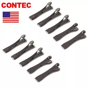 10pcs\bag Veterinary ECG Electrode Metal Clip VET Animal EKG Clamp Snap Type - Picture 1 of 3