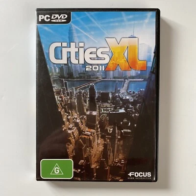 Cities XL 2011 (2010) PC CD ROM Computer Video Game, City Building RPG SIM - Image 1 of 4