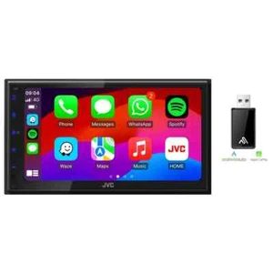 JVC M595DBT 6.8” CarPlay Android Auto Mirroring DAB+ Screen + Wireless Adaptor - Picture 1 of 4
