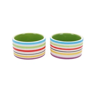 Two Small Animal Mouse Gerbil Hamster Food Feeding Water Bowl Dish 7.5cm - Picture 1 of 1