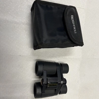 Bushnell Insta Focus Powerview 4x 30 Binoculars with Case - Image 1 of 4