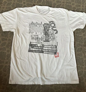 Jeremy Dean Double Edge Sword -Burton Men’s XL White Tshirt Artist 13 Series - Picture 1 of 5