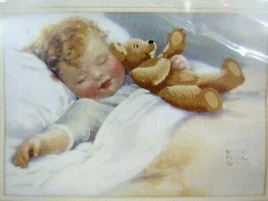 Elsa Williams Crewel Embroidery Kit NOS BESSIE PEASE GUTMANN HAPPY DREAMS BABY - Picture 1 of 9