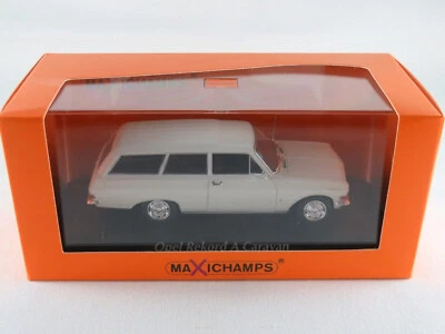 OPEL REKORD A CARAVAN 1962 BIANCA MAXICHAMPS 940041010 1:43 MINICHAMPS - Immagine 1 di 4