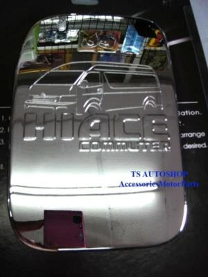 CHROME FUEL CAP OIL COVER TRIM FOR VAN TOYOTA HIACE COMMUTER 2006-2018 - image 1 of 4
