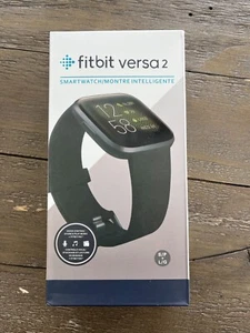 Fitbit Versa 2 Health & Fitness Smartwatch Original Activity Tracker. BLACK - Picture 1 of 3
