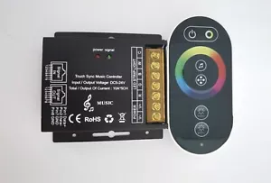 RGBCW TOUCH SYNC MUSIC CONTROLLER REMOTE 5CH*10A RJ45 DC5V~24V for LED STRIP - Picture 1 of 8