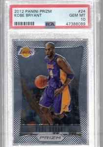 Tarjeta Kobe Bryant 2012 Panini Prizm #24 PSA 10 primer año Prizm - Imagen 1 de 1