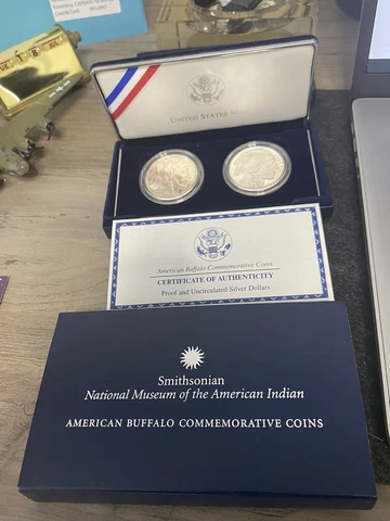 2001 American Buffalo Commemorative Coins-National Museum of the American Indian Cover