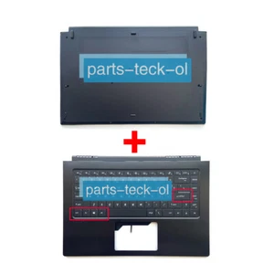 Backlit Keyboard Palmrest+Bottom For MSI Modern 15 MS-1551 15.6in Upper Case - Afbeelding 1 van 11