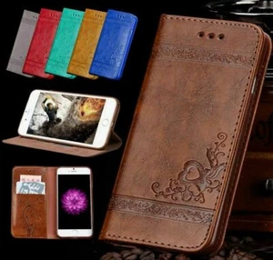 Genuine Luxury Leather Case Cover For iPhone 15 14 13 12 11 Pro Max  8 7 6 Plus - Picture 1 of 20