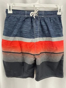 Boys Quad Seven Swim 90s 2000s Y2K Summer Pool Trunks Size 12/14 I - Picture 1 of 3