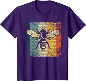 Funny Vintage Bee Designs Beekeeping Youth Unisex T-shirt - Picture 1 of 7