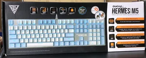 GAMDIAS Zeus White and Stylich Gaming Mechanical Keyboard with Blue Switch - Picture 1 of 4