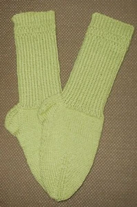 NEW Warm and Soft Hand Knit Socks (8.0 inches length) - Picture 1 of 1