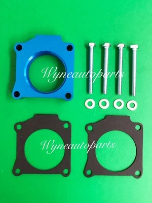 BLUE Throttle Body Spacer Fits 2000-2004 Toyota Celica GT Matrix Vibe 1.8L  - Image 1 of 3
