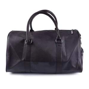 Herren große Leder Gym Duffel Bag über Nacht Weekend Reise weiche Handtasche - Bild 1 von 8