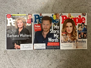 3 People Magazines Celebrity US Weekly News January 16 23 30 2023 Pam Anderson - Picture 1 of 1