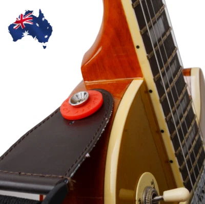 2pcs Guitar Strap Locks Silicone Secure Locking Mechanism Bass Guitar Accessorie - image 1 of 4