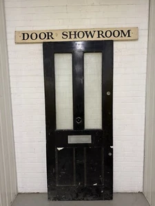 Reclaimed Old Edwardian Victorian Wooden Panel Front Door 2100 x 883mm - Picture 1 of 24