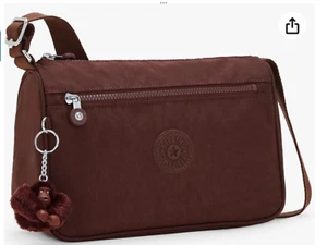 Neu mit Etikett Kipling HB6490 Callie Damenhandtasche Umhängetasche braun Ton - Bild 1 von 5