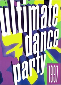 Postal retro de Aretha Franklin 1997 álbum de fiesta de baile Ultimate Dance Party - Imagen 1 de 2